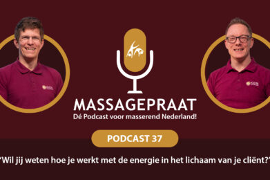 Massage Praat podcast aflevering 37 - Hoe werk je met de energie in het lichaam van je cliënt?