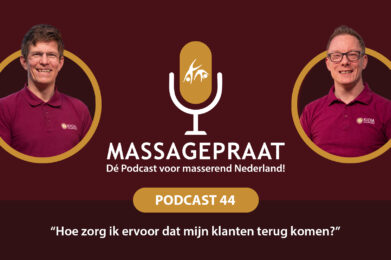 Podcast Massagepraat Tumbnail Foto Anthony en Roel en podcastaflevering 44