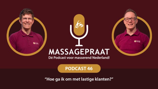 Podcast Massagepraat Tumbnail Foto Anthony en Roel en podcastaflevering 46