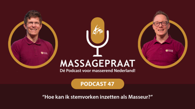 Podcast Massagepraat Tumbnail Foto Anthony en Roel en podcastaflevering 47